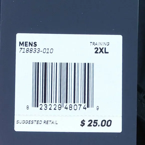 Nike Dri Fit short sleeve training t-shirt (black)- XL - Picture 6 of 13